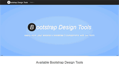 Desktop Screenshot of bootstrapdesigntools.com